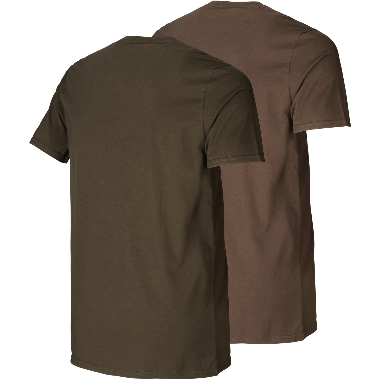 Harkila Herren Grafik T - Shirt 2 - Pack 16010495804 - Willow Green / Schiefer Braun